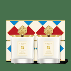 Decorated Candle Duo