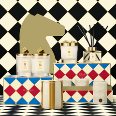 Decorated Candle Duo